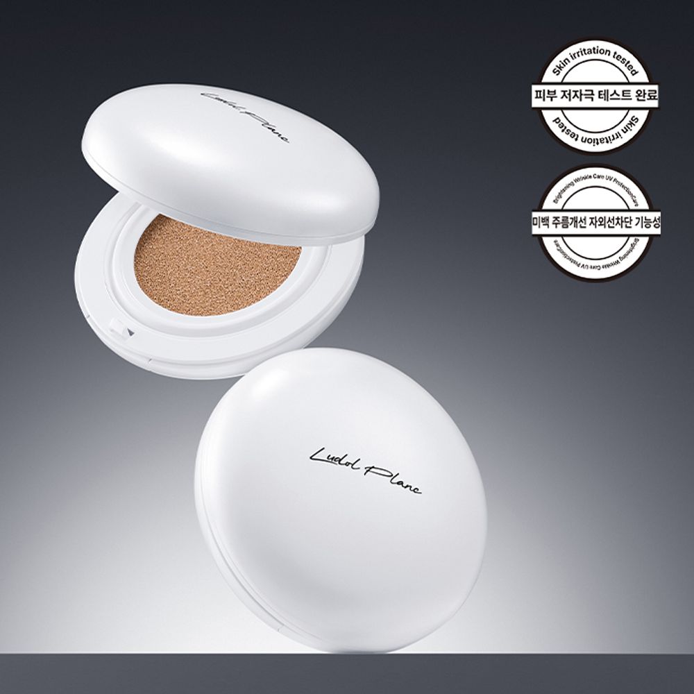 LUDOL PLANC Luvle Cushion SPF50+ PA+++ Glowing Hydrating Long Lasting Foundation K-Beauty _ Made in Korea